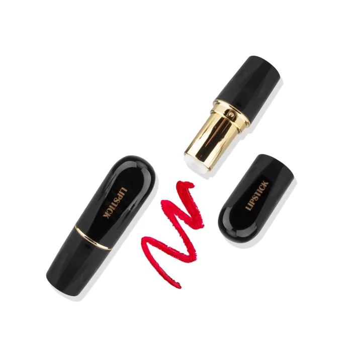 Unique Design Shiny Coating Black Lipstick Tubes Packaging with Logo for Cosmetics - LS222 - Image 3