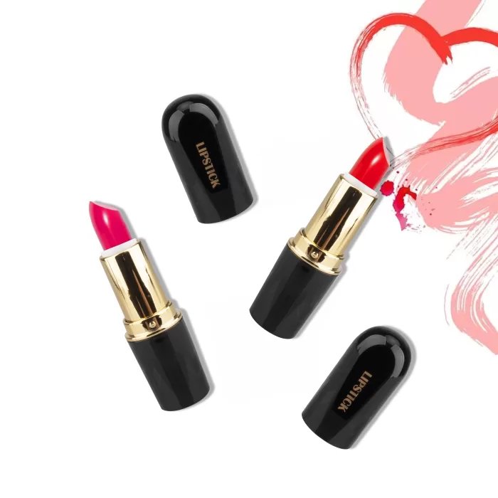 Unique Design Shiny Coating Black Lipstick Tubes Packaging with Logo for Cosmetics - LS222 - Image 2
