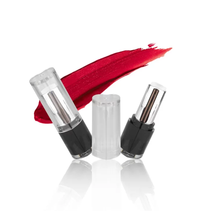 Transparent Cover Heart Lipstick Tubes Wholesale Plastic Lipstick Empty Tube Cosmetic Heart Shape Lip Tube - LS233 - Image 3