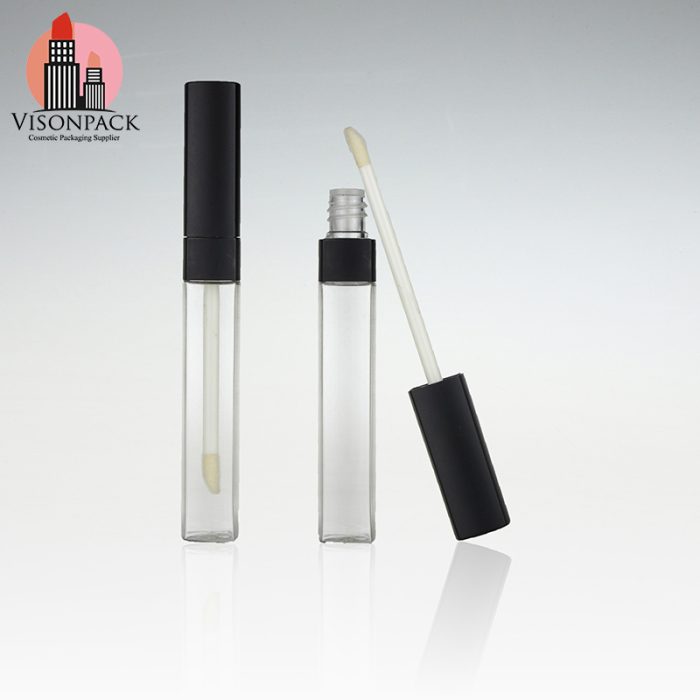 Wholesale Square Empty Lip Gloss Bottle 12ml with Brush - LG003 - Image 4