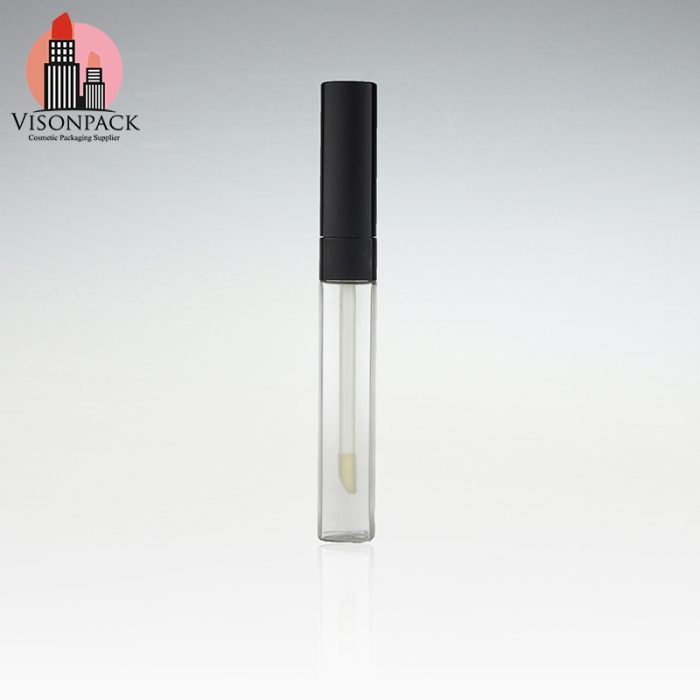 Wholesale Square Empty Lip Gloss Bottle 12ml with Brush - LG003 - Image 3