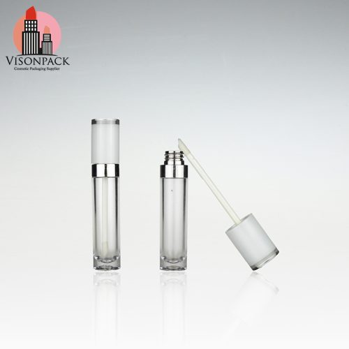 Hot Sale Custom Round Empty Clear 8ml Lipgloss Container - LG005