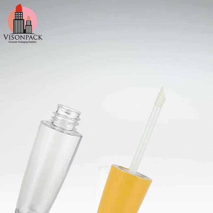 Bulk Sale Lip Gloss Packaging Boxes Empty Lip Gloss Tube with Yellow Cap - LG007 - Image 3