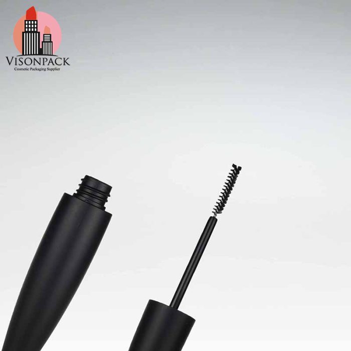 Black Plastic Tube Mascara Tube Container Custom Logo with Brush - MC025 - Image 3