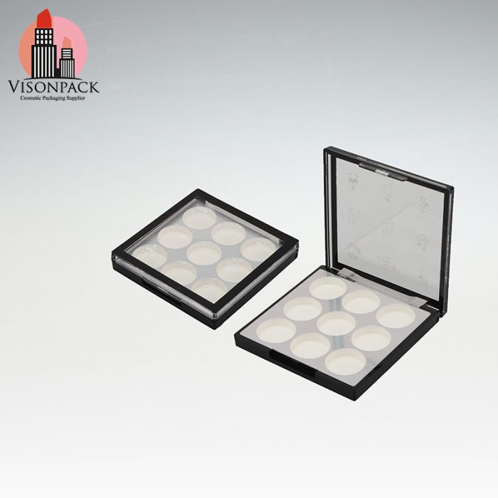 Custom Design Private Label Eye Shadow Palette Packaging Abs Plastic - ES012