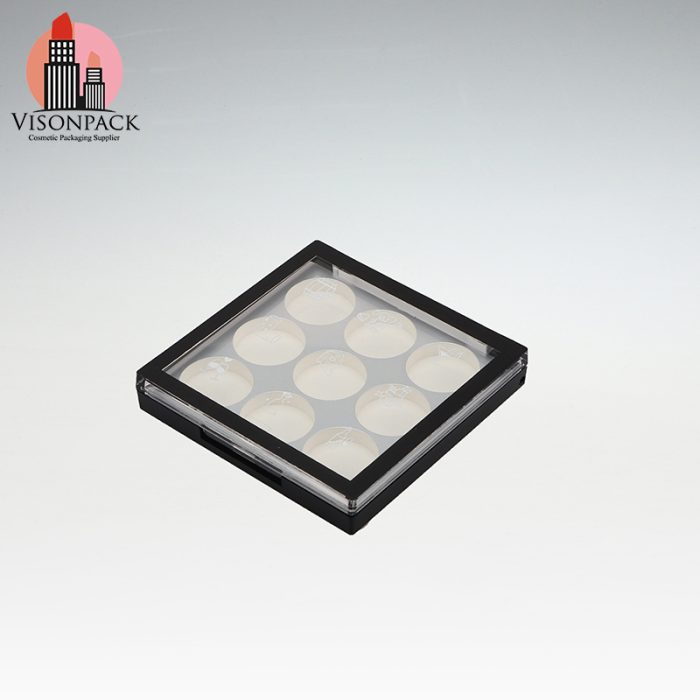 Custom Design Private Label Eye Shadow Palette Packaging Abs Plastic - ES012 - Image 2
