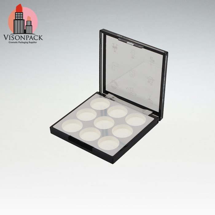 Custom Design Private Label Eye Shadow Palette Packaging Abs Plastic - ES012 - Image 3