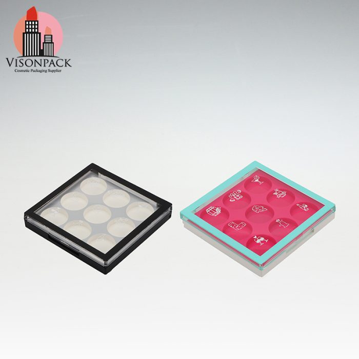 Custom Design Private Label Eye Shadow Palette Packaging Abs Plastic - ES012 - Image 4