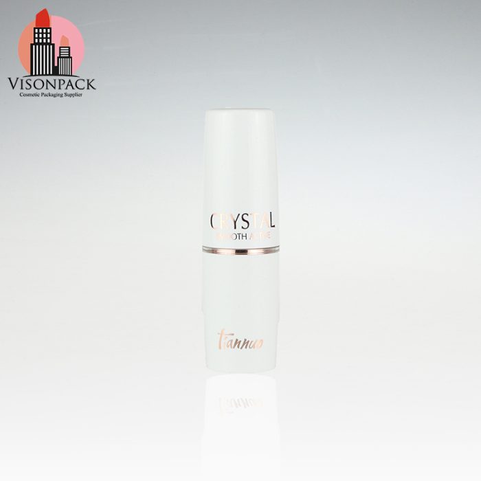 Custom Logo Printing Make-Up Packaging Empty White Lip Balm Container - LS016 - Image 4