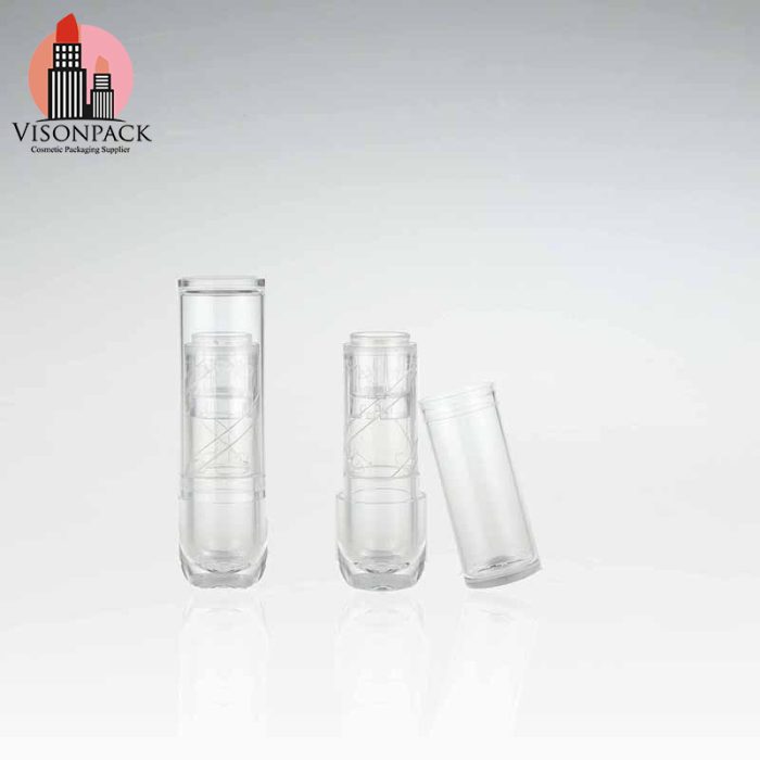 Custom Lipstick Container Empty Lipstick As/Abs Plastic Case Wholesale - LS026 - Image 2