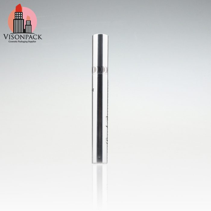 Custom Logo Aluminum Cosmetic Empty Packaging Shiny Silver Mascara 9ml Container - MC029 - Image 3