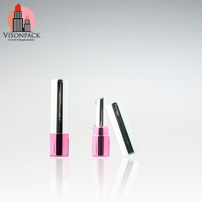 Wholesale Clear Surface Simple Shape Round Lipstick Tube Bottle - LS060 - Image 2