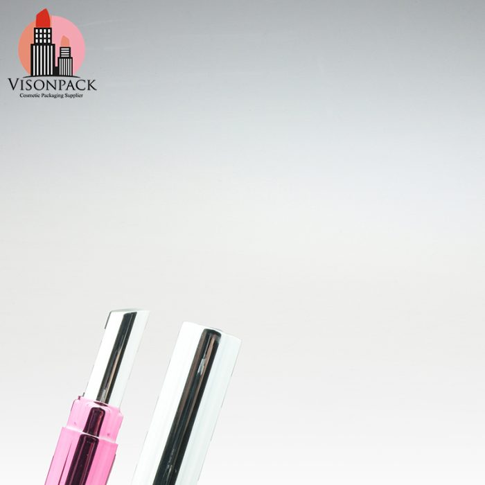 Wholesale Clear Surface Simple Shape Round Lipstick Tube Bottle - LS060 - Image 3