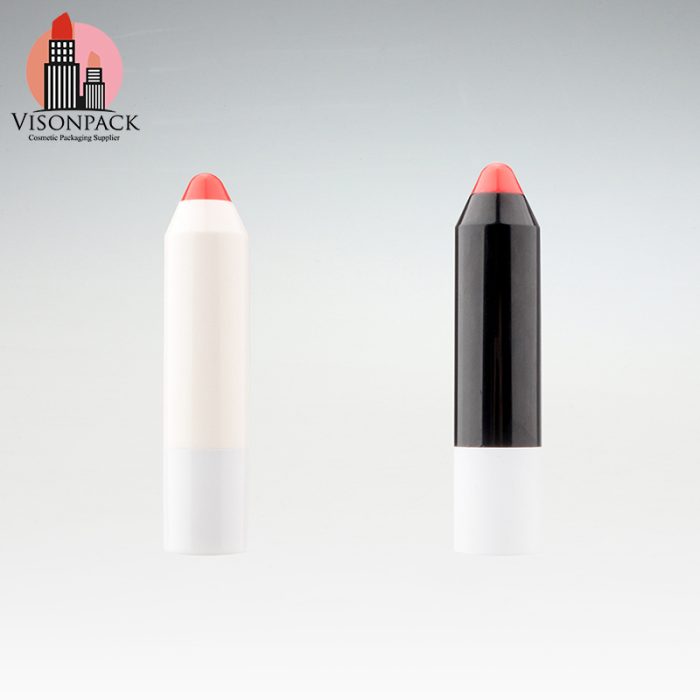 Black Plastic Crayons Shape Lip Balm Tube Empty Lipstick - LS067 - Image 5