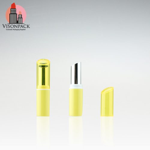 Recyclable Cosmetic Empty Clear Top Cap Lipstick Packaging Round - LS077