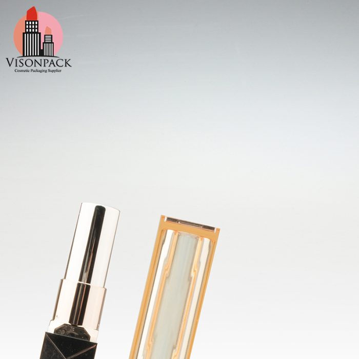 Wholwsale Luxury Clear Cap Belt Square Empty Custom Lipstick Tubes - LS100 - Image 3