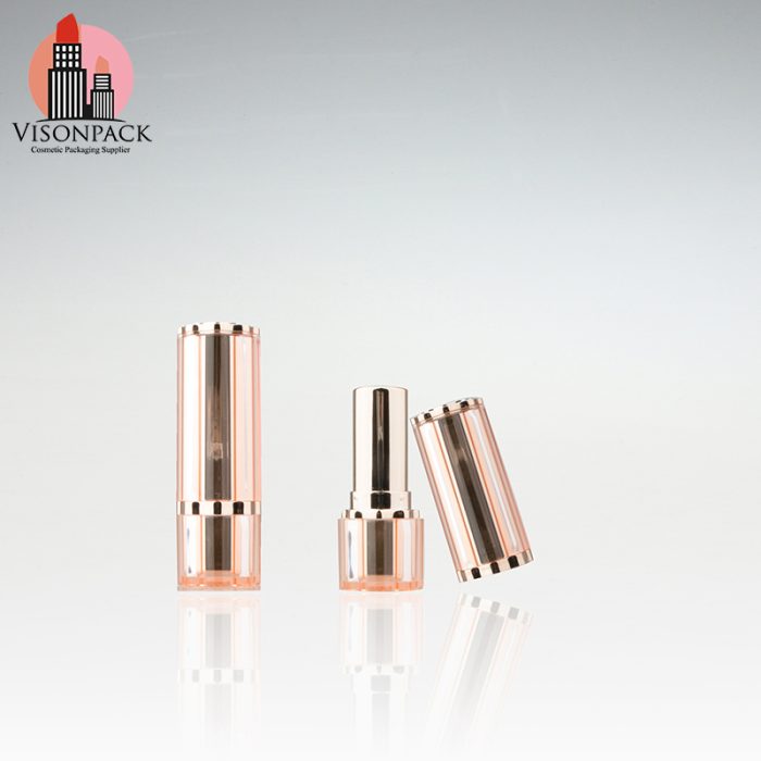 Cosmetic Packaging Gold Lipstick Tube with Cap Uv Coating - LS102 - Image 2