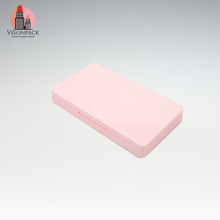 Pink Square Plastic Eye Shadow Case Low Moq For Sale - ES018 - Image 2