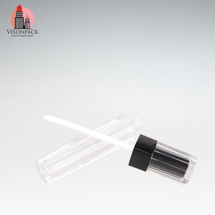 Custom Logo Printing Square Empty Lip Gloss Tube with Brush - LG026 - Image 5