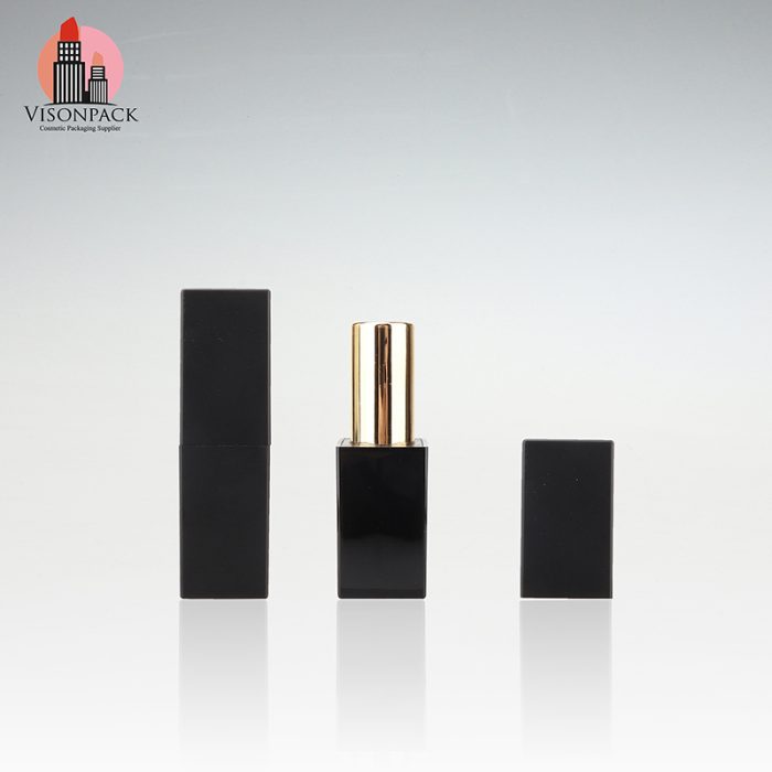 Black Square Cosmetic Magnetic Lipstick Tube Bulk Sale - LS131