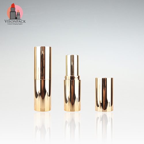 Private Cosmetic Label Gold Lipstick Tubes Platic/Aluminum - LS145