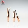 Empty Plastic 20ml Golden Round Mascara Tube with Silicone Brush - MC036 - Image 2