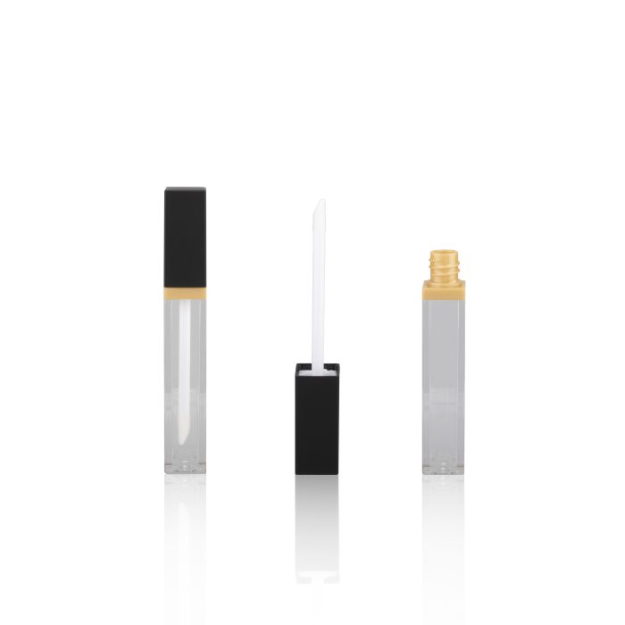 Custom Square Lipgloss Tube with Brush Applicator Liquid Lipstick Packaging Lip Gloss Bottles - LG108 - Image 2