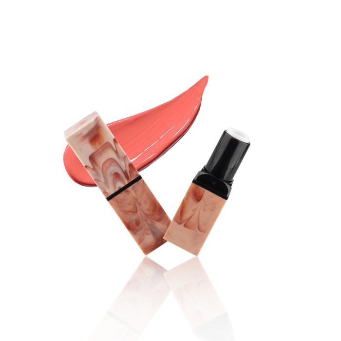 Plastic Square Red Marble Cosmetic Tubes Lipstick Containers Empty Lipstick Tube Packaging Custom - LS342 - Image 5