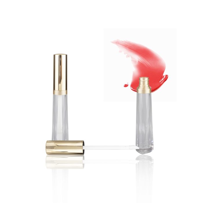 High Quality Lip Gloss Containers Empty Golden Lipgloss Tube Custom Cosmetic Packaging - LG127 - Image 2
