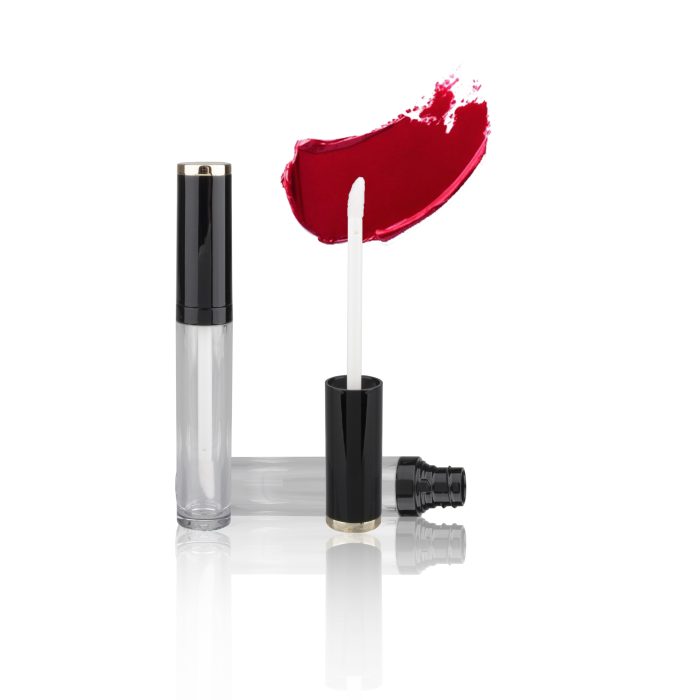 High Quality Clear Custom Lip Gloss Tubes Liquid Lipstick Packaging with Glossy Surface - LG107 - Image 2