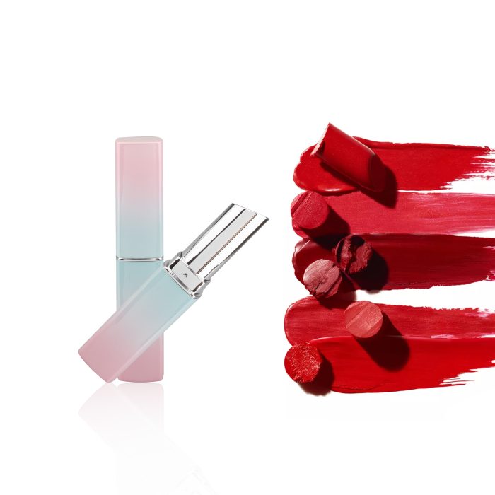 Gradient Blue Pink Lipstick Tubes Square Thin Lipstick Tube Custom Empty Lipstick Packaging - LS285 - Image 3