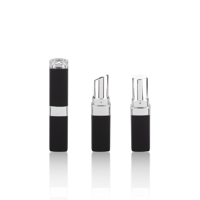 Custom Cosmetic Packaging Boxes Empty Silver Black Lipstick Tubes Square Lipstick Packaging - LS318 - Image 5