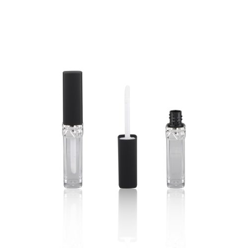 Matte Lid Square Empty Lip Gloss Container Lipgloss Tube Packaging Custom Lipgloss Bottle - LG073