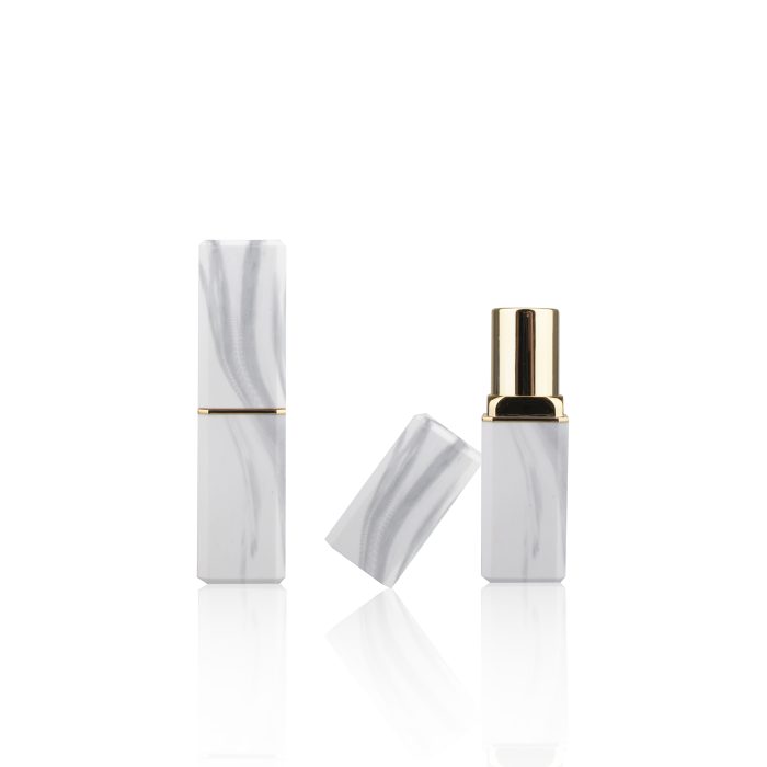 Classic Custom Square Marble Lipstick Tube Lipstick Container Lipstick Packaging Wholesale - LS212 - Image 2