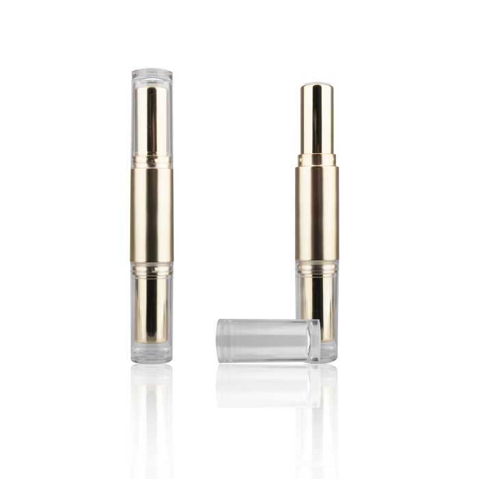 Matte Gold Double Side Logo Printing Lipstick Tube Lipstick Container Lipstick Packaging - LS202 - Image 3