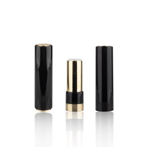 Premium Wholesale Empty Lipstick Cases Black Lipstick Tube Packaging Cosmetic Plastic Tube - LS198