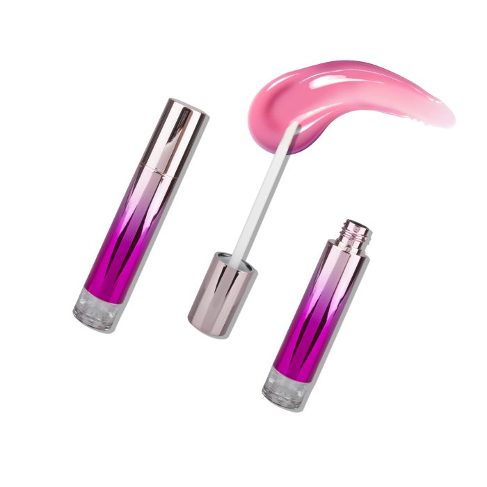 Customizable Round Glossy Lip Gloss Container Gradient Lipgloss Tube - LG098 - Image 4