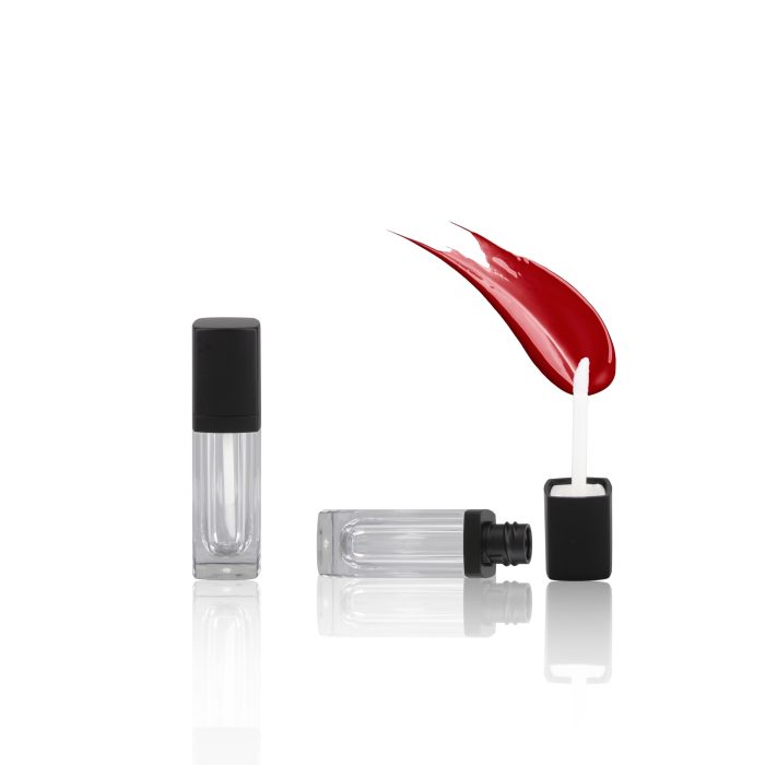 Empty Cosmetic Packaging Lip Gloss Tubes with Applicator Packaging Plastic Transparent Lipgloss container - LG130B - Image 5