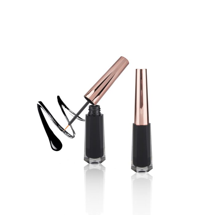 High Class Luxury Hexagon Custom Print Logo Mascara Eyeliner Container Eyeliner Packaging - EL029 - Image 3