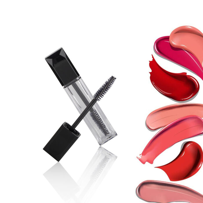 Hot Sell Square Clear Bottle Mascara Tube Containers with Big Brush - MC087 - Image 4