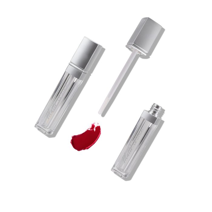 Matte Silver Empty Lip Gloss Containers Tube Lip Gloss Tubes Wholesale Lipgloss Tube with Brush Applicator - LG205 - Image 2