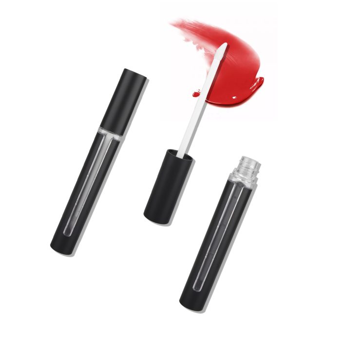 Plastic Custom Simple Liptint Bottle Black for Cosmetic Tubes - LG172 - Image 3
