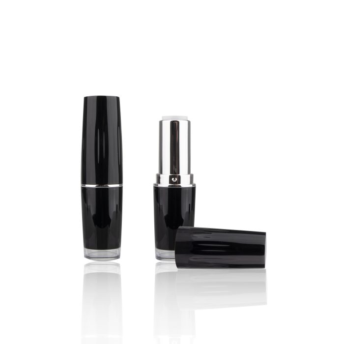 High End Black Clear Bottom Custom Lipstick Packaging Lipstick Tubes Lipstick Make Up Container - LS196 - Image 2