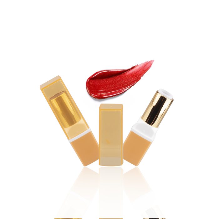 Custom Colors Square Clear Lid Lipstick Tube High Quality Lip Balm Container in Plastic Stick - LS216 - Image 3