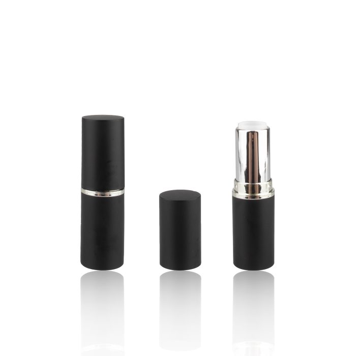 Classic Custom Round Empty Lipstick Tubes Round Plastic Tube Packaging Lipstick Bottle - LS204