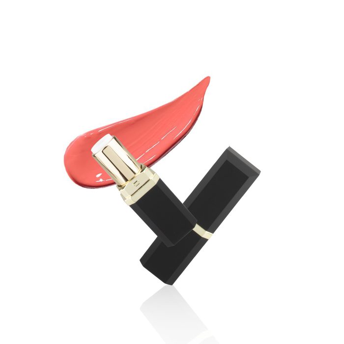 High Quality Luxury Cosmetic Plastic Tubes Empty Square Lipstick Tubes Matte Black Lipstick Packaging - LS366 - Image 3