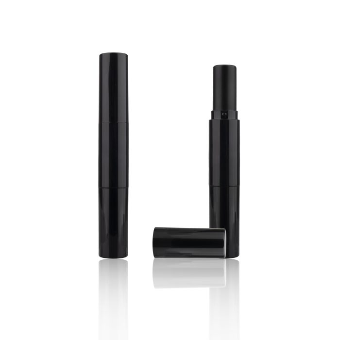 Black Thin Cosmetic Packaging Lipstick Tube Containers Lipstick Case Packaging - LS203 - Image 2