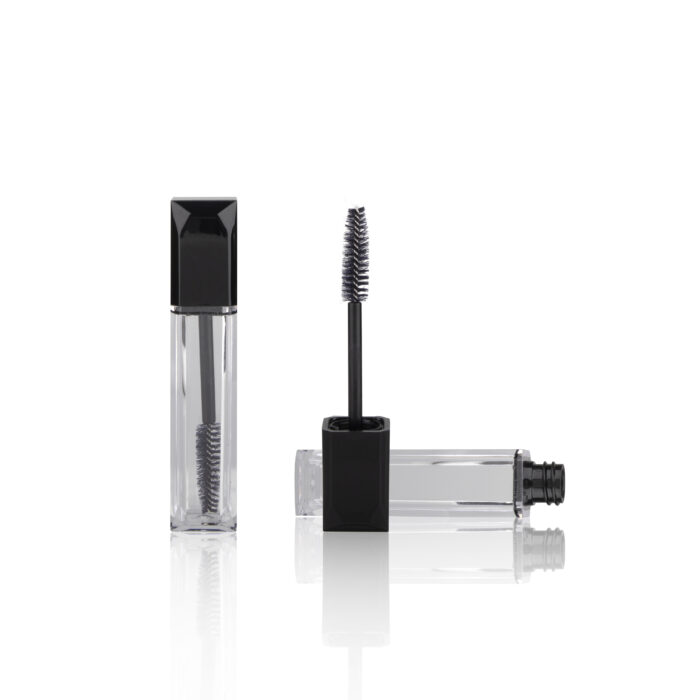 Hot Sell Square Clear Bottle Mascara Tube Containers with Big Brush - MC087 - Image 2