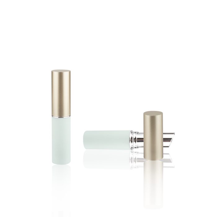 Custom Empty Gold White Lipstick Packaging Lipstick Tube Container Custom Cosmetic Packaging Boxes - LS315 - Image 2