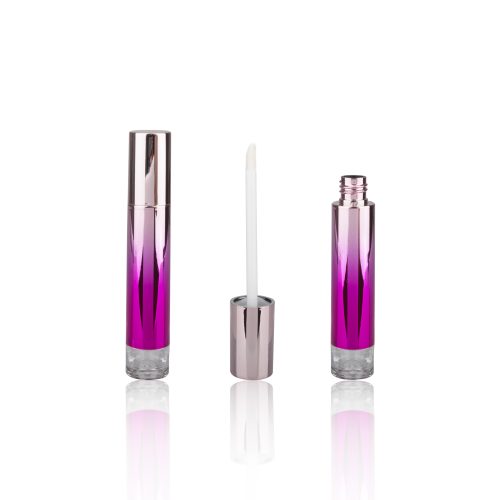 Customizable Round Glossy Lip Gloss Container Gradient Lipgloss Tube - LG098